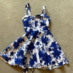 Blue Flower Dress